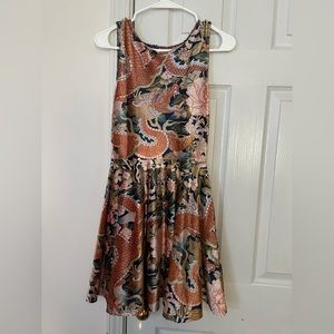 Blackmilk Imperial Dragon Velvet Princess MINI Dress Small